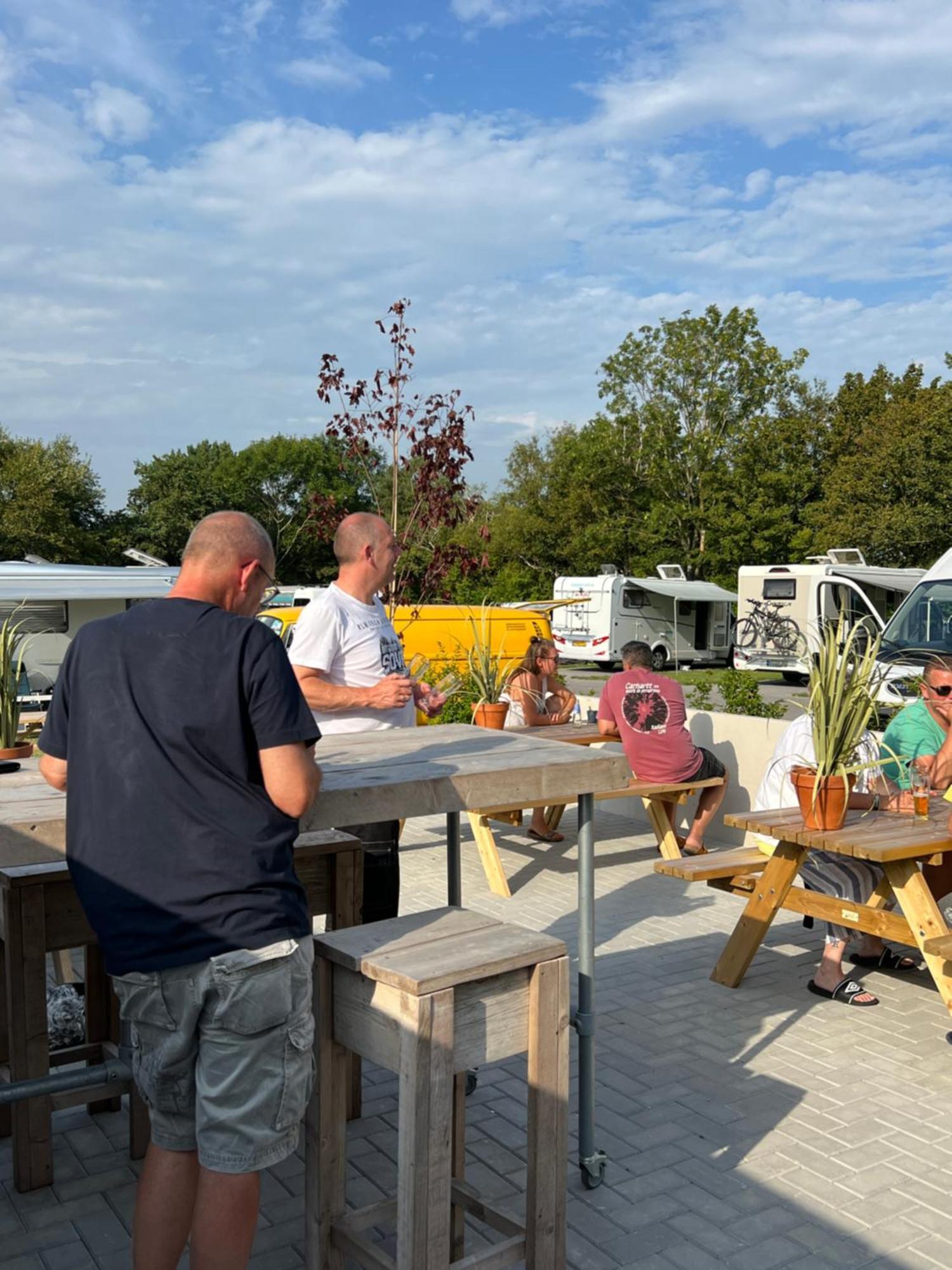 B&B Prive Tiny House Bij Zee Stellendam Bagian luar foto
